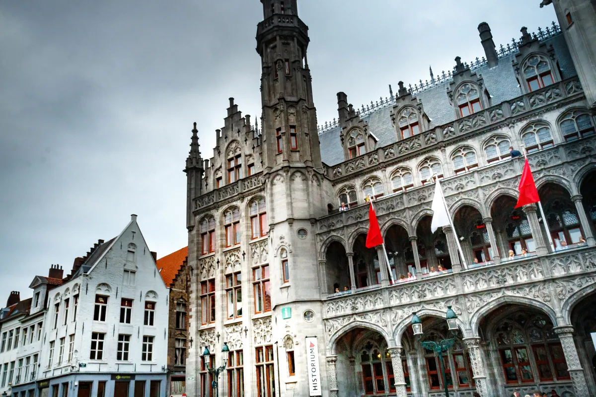The Historium building on Markt in Bruges